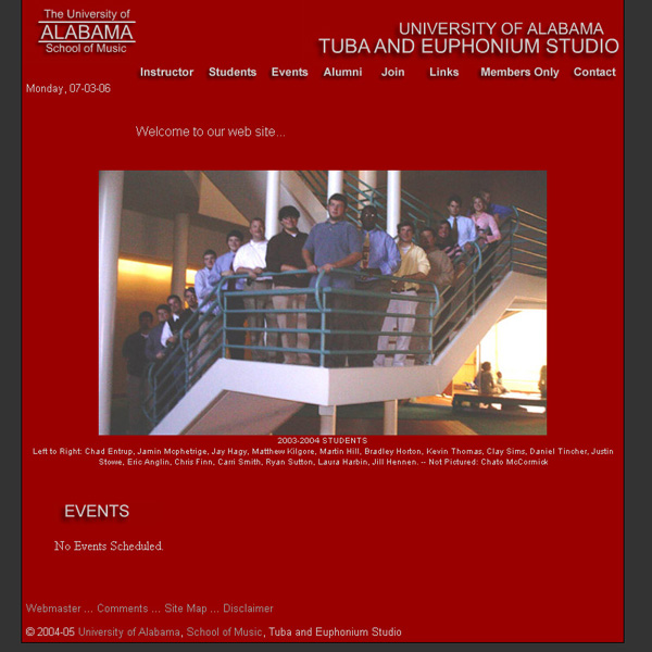 University of Alabama - Tuba and Euphonium Studio